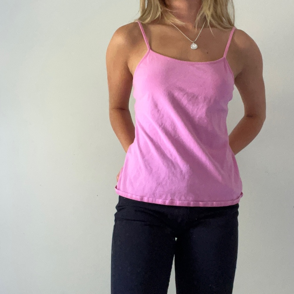 Pink tank top